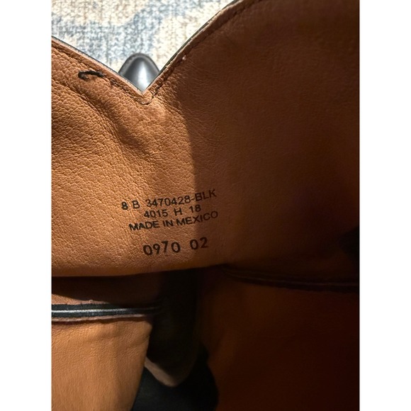 Frye Women's Billy Pull-On Boots Black Size 8 Excellent Condition - Picture 7 of 15